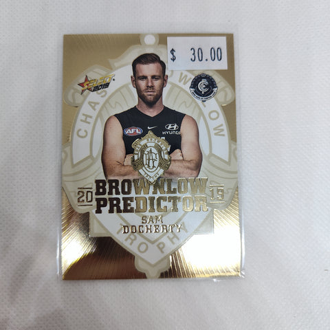2019 Select Gold Brownlow Predictor Sam Docherty Carlton
