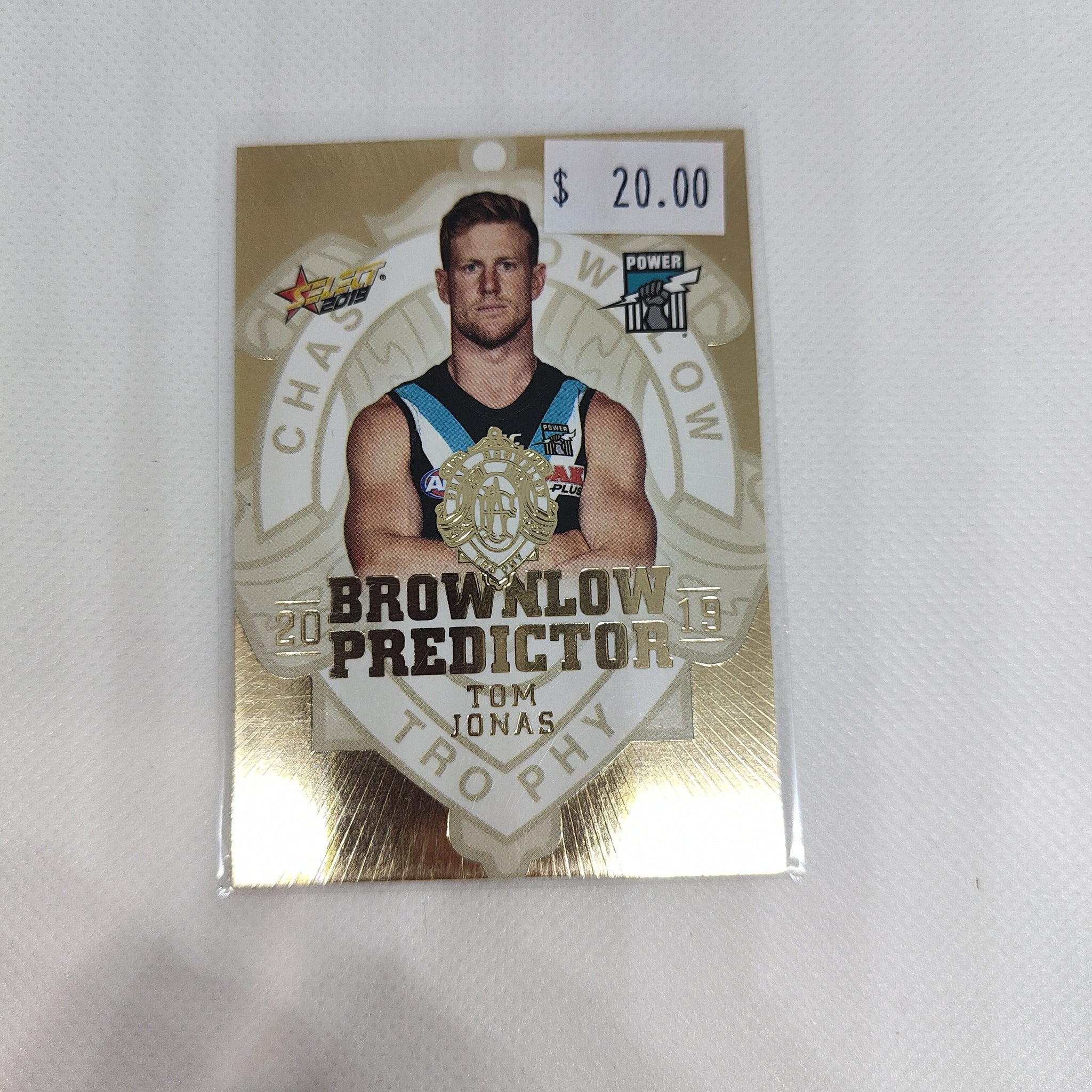 2019 Select Gold Brownlow Predictor Tom Jonas Port Adelaide