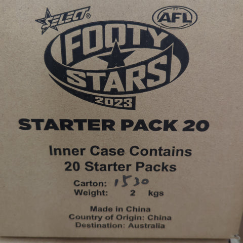 2023 AFL Footy Stars Inner Case of Starter Packs