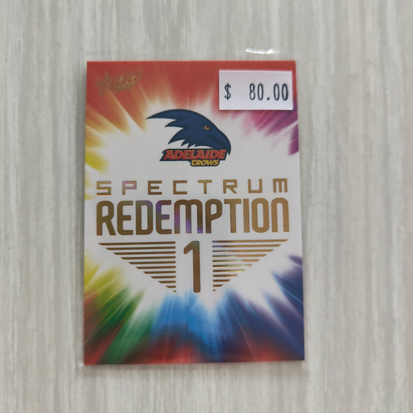 2023 Select Footy Stars Spectrum Redemption 1 Adelaide LOW NUMBER 003/125