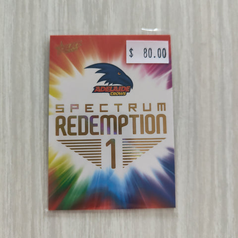 2023 Select Footy Stars Spectrum Redemption 1 Adelaide LOW NUMBER 003/125
