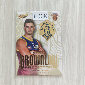 2023 Select Footy Stars Gold Brownlow Predictor Jarryd Lyons Brisbane 239/260