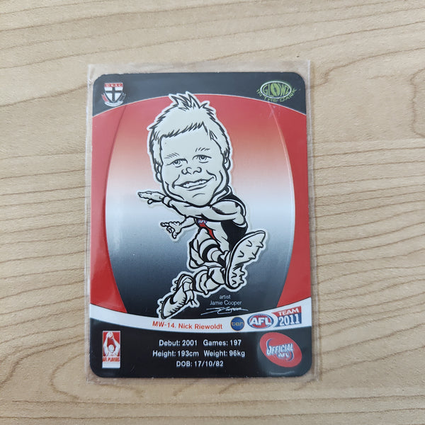 2011 Teamcoach Magic Wildcard Nick Riewoldt St Kilda MW-14