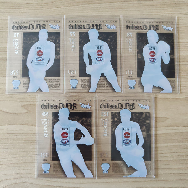 2023 Select Footy Stars AFL Classified Lot of 5 Geelong Players