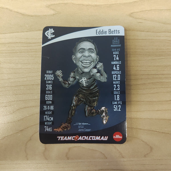 2020 Teamcoach Magic Wildcard Eddie Betts Carlton MW-03