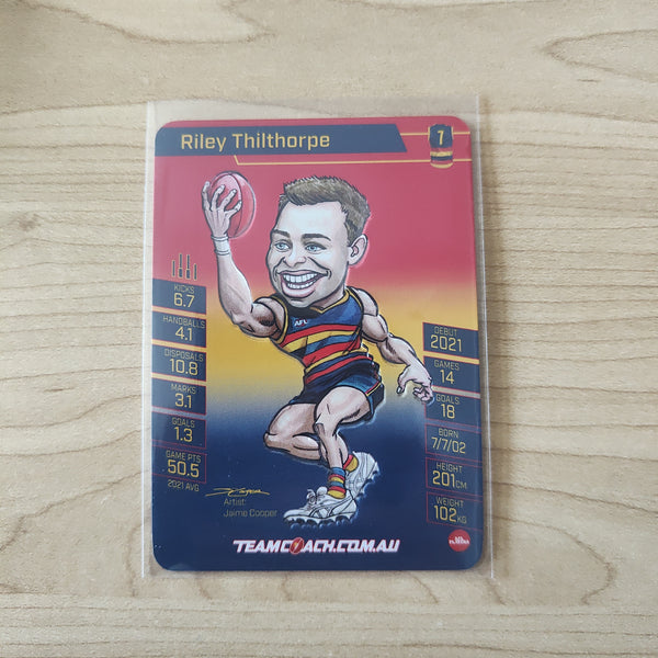 2022 Teamcoach Magic Wildcard Riley Thilthorpe Adelaide MW-01