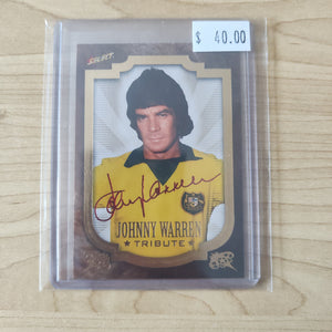 2007 Select Tribute Johnny Warren Soccer Card