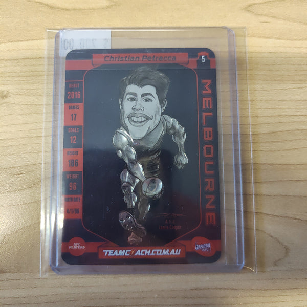 2017 Teamcoach Magic Wildcard Christian Petracca Melbourne PRINTING ERROR MW-11