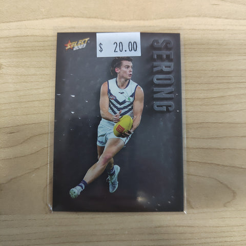 2023 Select Footy Stars Carbon Caleb Serong Fremantle 122/195