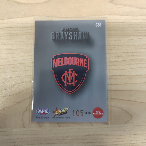 2023 Select Footy Stars Carbon Angus Brayshaw Melbourne 105/195