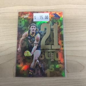 2023 Select Footy Stars Numbers Sam Berry Adelaide 195/255