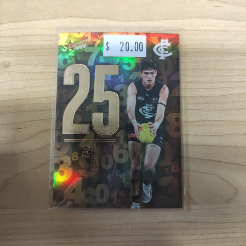 2023 Select Footy Stars Numbers Zac Fisher Carlton 245/255