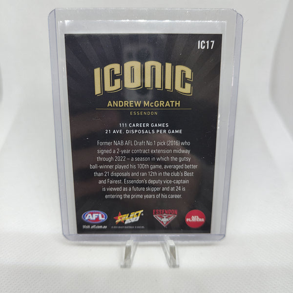 2023 AFL Footy Stars Iconic Andrew McGrath Essendon 48/70