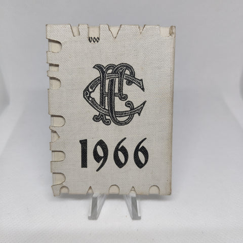 VFL 1966 Collingwood Football Club Members Season Ticket