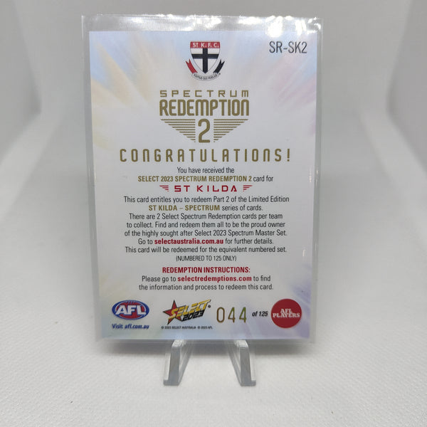2023 Select Footy Stars Spectrum Redemption 2 St Kilda 044/125