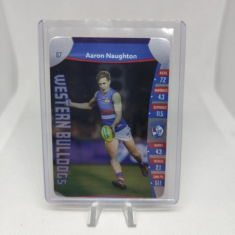 2019 Teamcoach Silver Aaron Naughton Western Bulldogs MISCUT