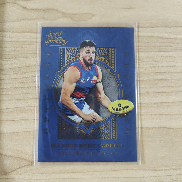 2021 AFL Select Optimum Plus Marcus Bontempelli Western Bulldogs LOW NUMBER No.002/455