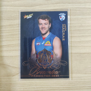 2021 AFL Select Footy Stars Gold Brownlow Predictor Jack Macrae Western Bulldogs LOW NUMBER No.001/140