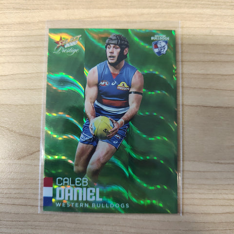 2020 AFL Select Prestige Green Parallel Caleb Daniel Western Bulldogs LOW NUMBER 002/60
