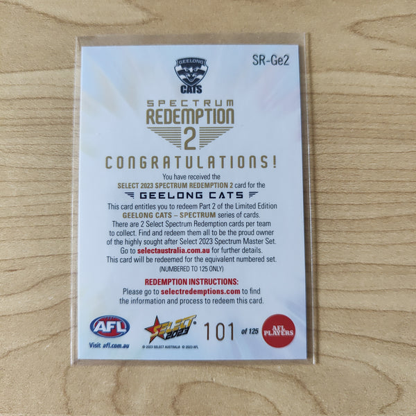 2023 Select Footy Stars Spectrum Redemption 2 Geelong 101/125