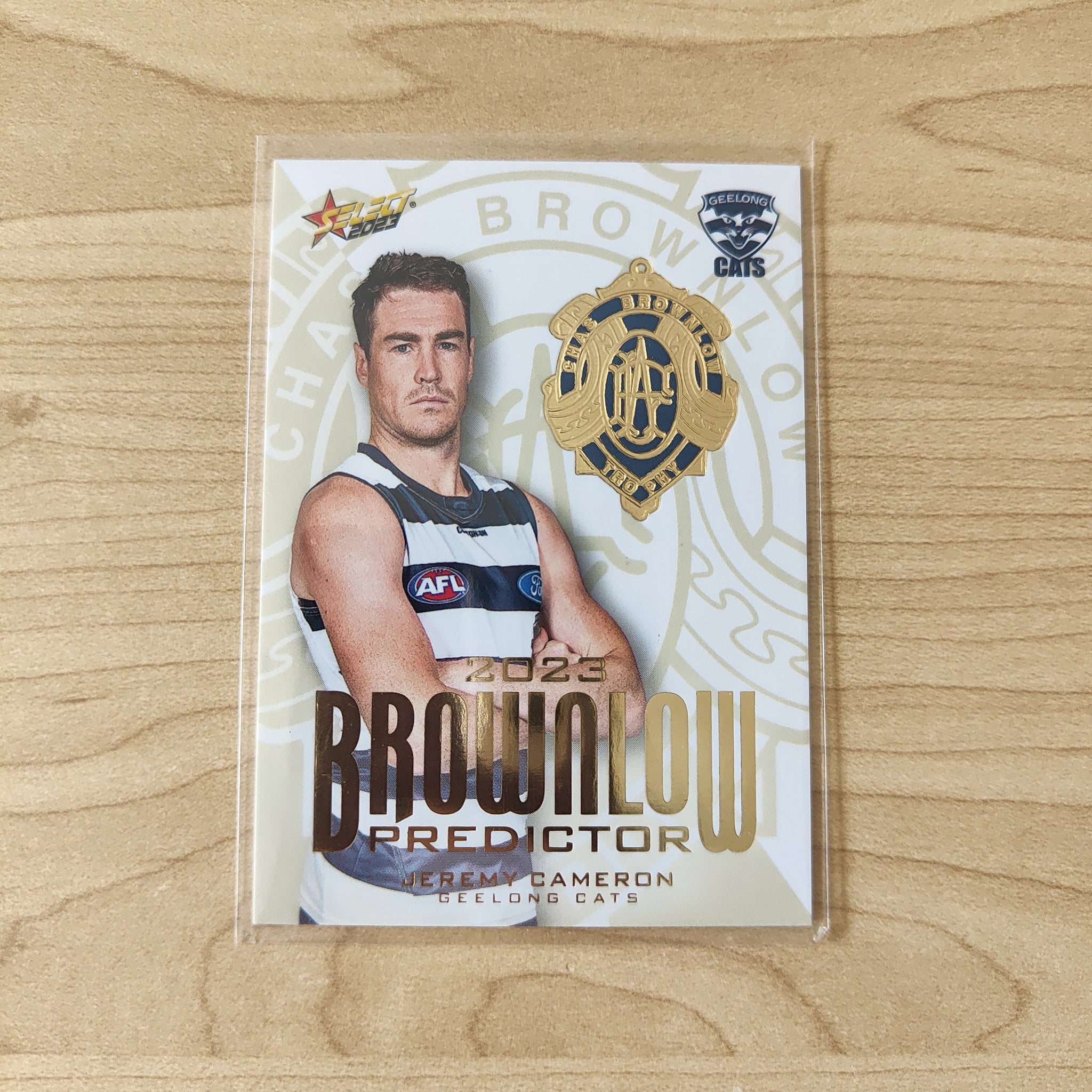 2023 Select Footy Stars Gold Brownlow Predictor Jeremy Cameron Geelong 197/260