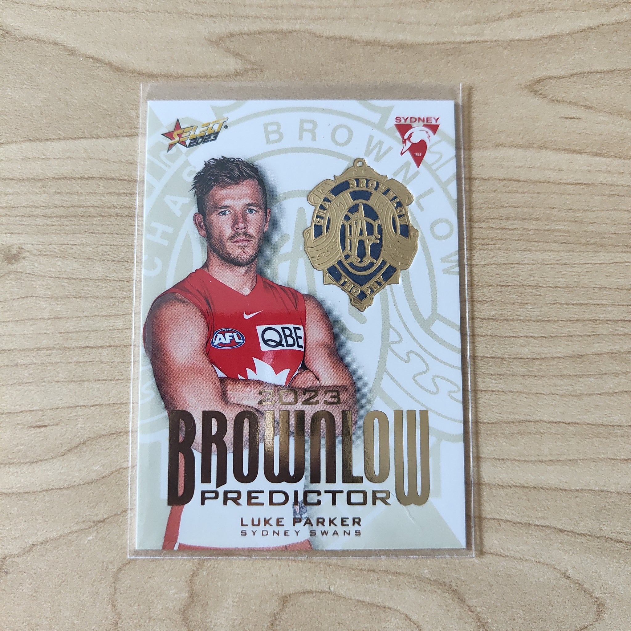 2023 Select Footy Stars Gold Brownlow Predictor Luke Parker Sydney 260/260