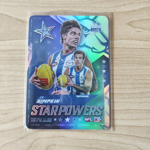 2023 Teamcoach Star Powers Jy Simpkin North Melbourne