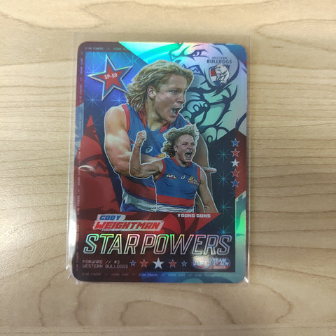 2023 Teamcoach Star Powers Cody Weightman Western Bulldogs