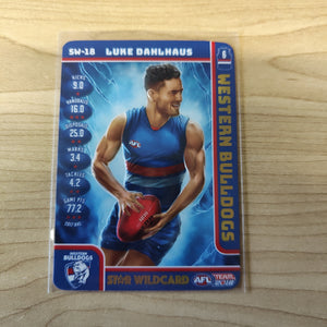 2018 Teamcoach Star Wildcard Luke Dahlhaus Western Bulldogs SW-18