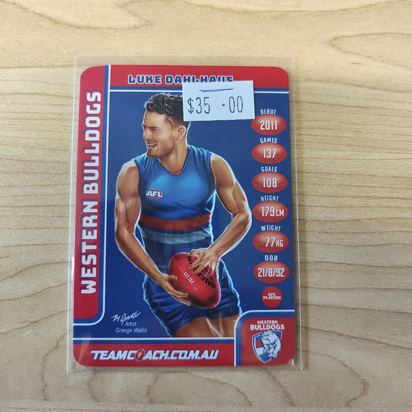 2018 Teamcoach Star Wildcard Luke Dahlhaus Western Bulldogs SW-18