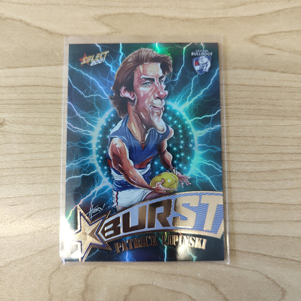 2021 Select Footy Stars Lightning Star Burst Patrick Lipinski Western Bulldogs LOW NUMBER 001/210