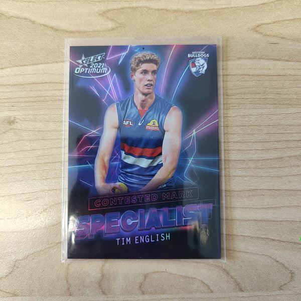 2021 AFL Select Optimum Specialist Tim English Western Bulldogs LOW NUMBER No.05/80