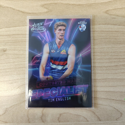 2021 AFL Select Optimum Specialist Tim English Western Bulldogs LOW NUMBER No.05/80