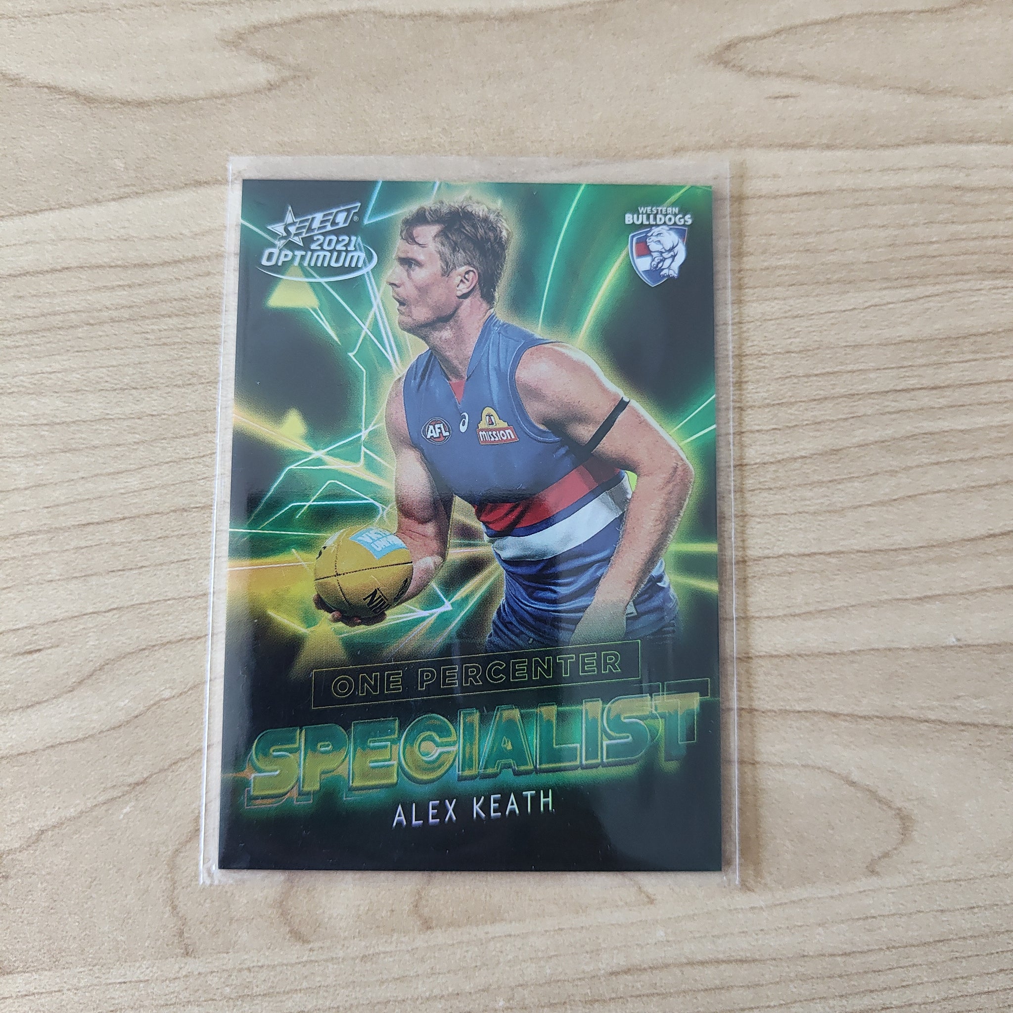 2021 AFL Select Optimum Specialist Alex Keath Western Bulldogs LOW NUMBER No.03/80