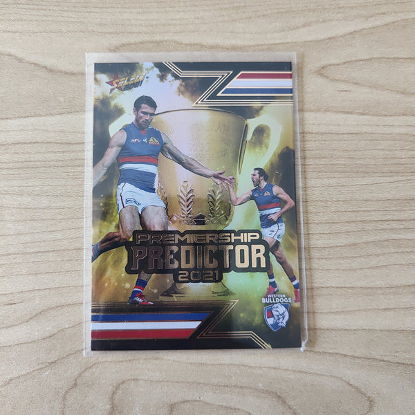 2021 AFL Select Footy Stars Premiership Predictor Western Bulldogs LOW NUMBER No.001/140