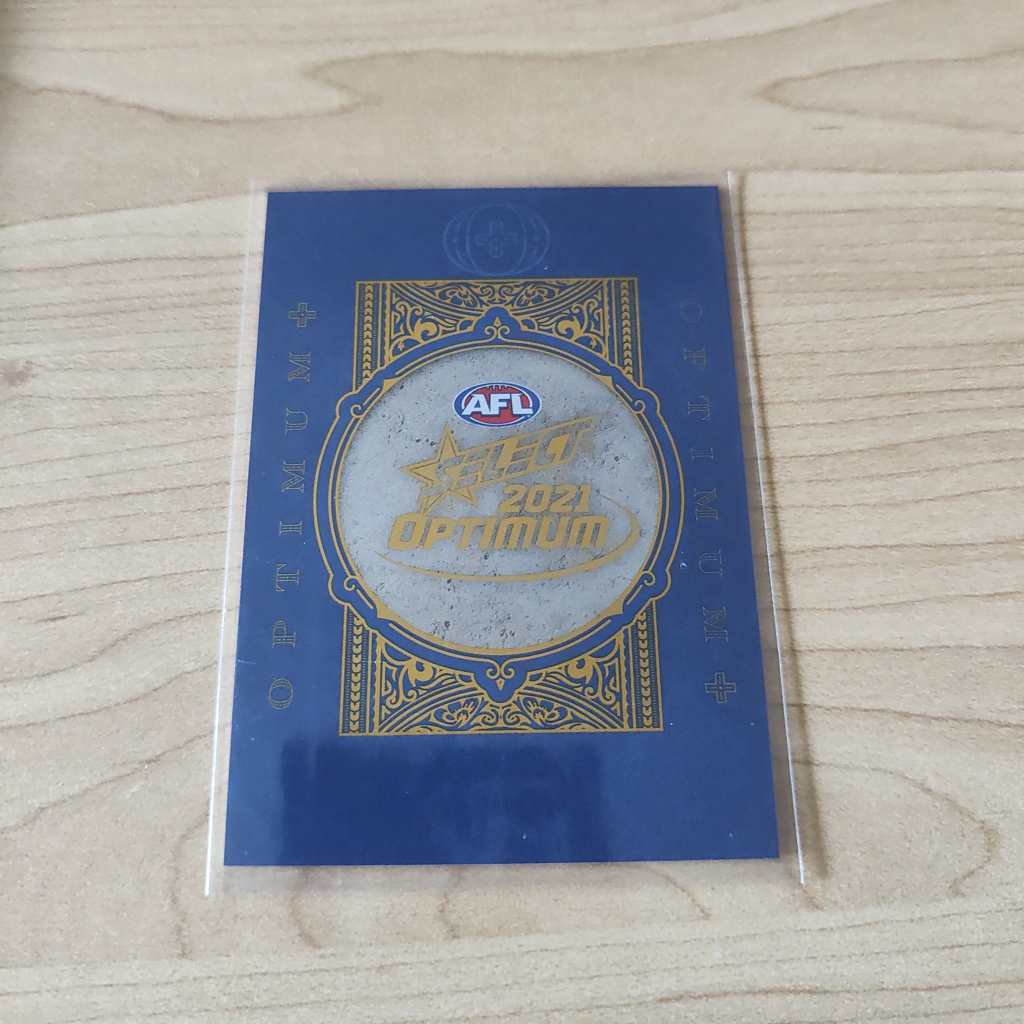 2021 AFL Optimum Plus Header Logo LOW NUMBER No.003/455