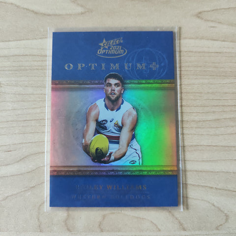 2021 AFL Optimum Plus Parallel Bailey Williams Western Bulldogs LOW NUMBER No.002/115