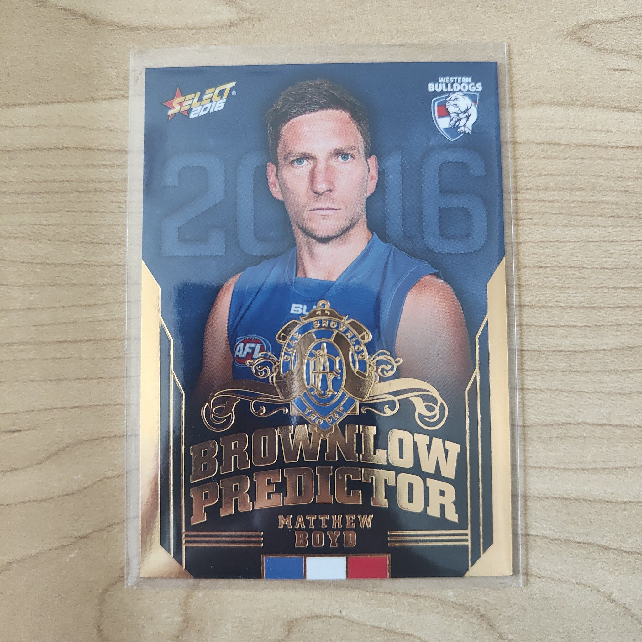 2016 Select Footy Stars Brownlow Predictor Matthew Boyd Western Bulldogs 002/250