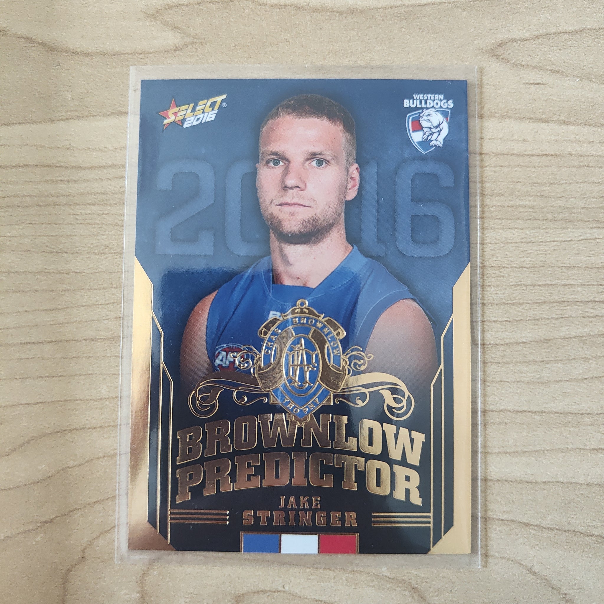 2016 Select Footy Stars Brownlow Predictor Jake Stringer Western Bulldogs 003/250