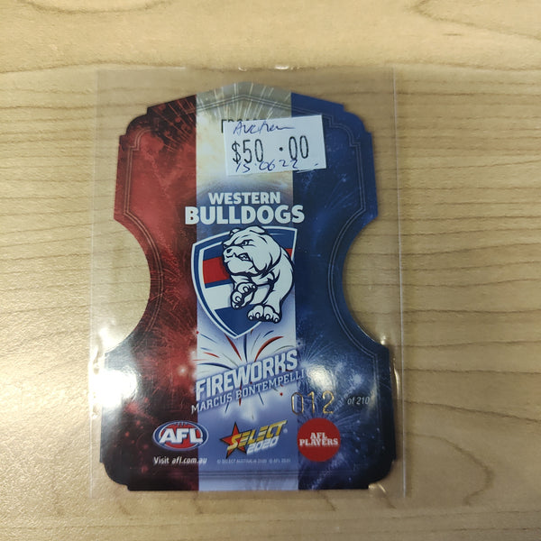 2020 Select Footy Stars Fireworks Marcus Bontempelli Western Bulldogs No. 012/210
