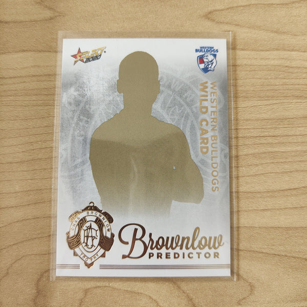 2020 AFL Select Prestige Platinum Brownlow Predictor Western Bulldogs Wild Card LOW NUMBER 008/140