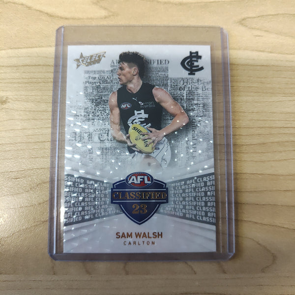 2022 Select Footy Stars Classified 23 Sam Walsh Carlton 235/270