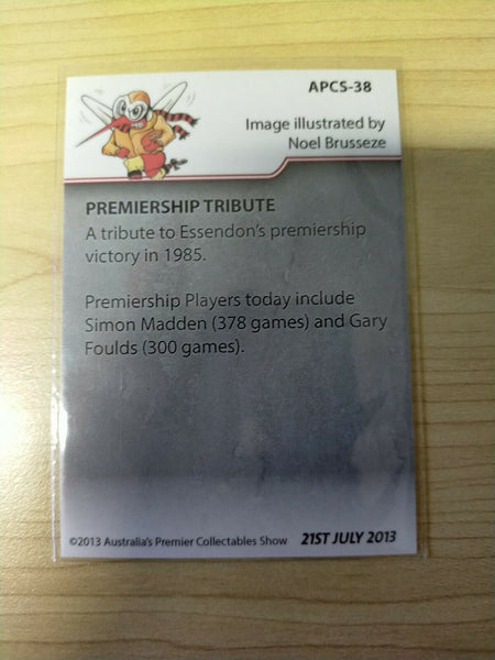 2013 Australia's Premier Collectables Show Football Card Essendon 24/300