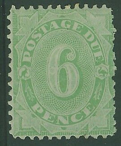 Australia postage dues SG D57 6d dull green Mint