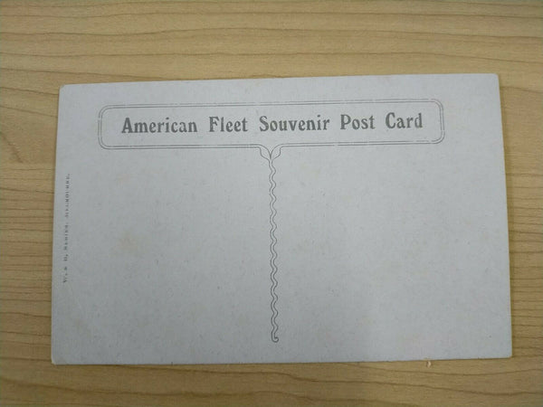 American Vintage USS Ohio American Fleet Souvenir Postcard