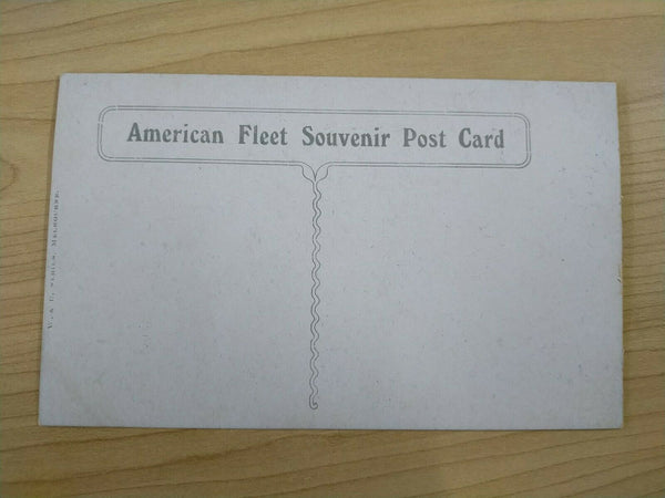 American Vintage USS Alabama American Fleet Souvenir Postcard