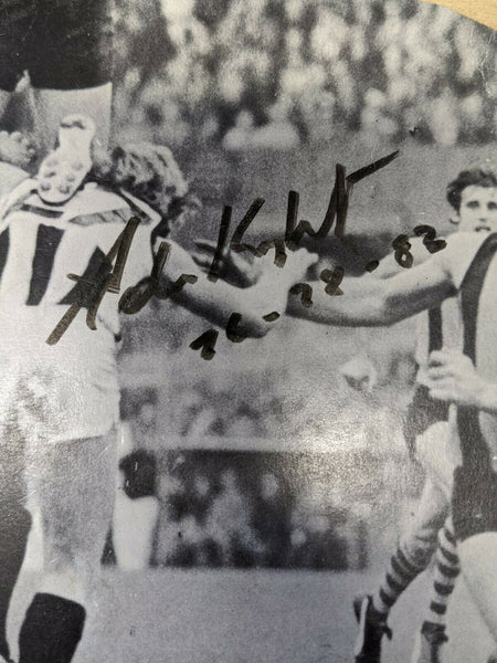 VFL Peter Knight Hawthorn Hand Signed Picture