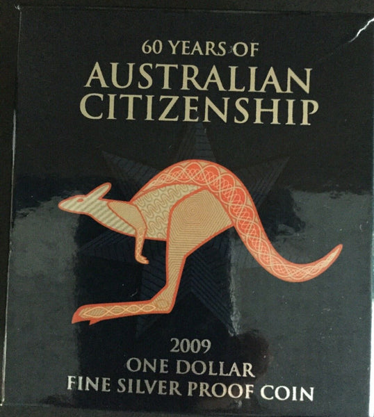 2009 Australian Citizenship $1 Silver  Proof Coin