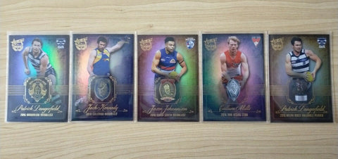 2017 Select Certified Series Medal Winners Complete Set Of 5 Cards