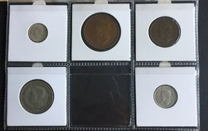 Australia 1951 Pre Decimal 5 Coin Set  IDEAL BIRTHDAY GIFT